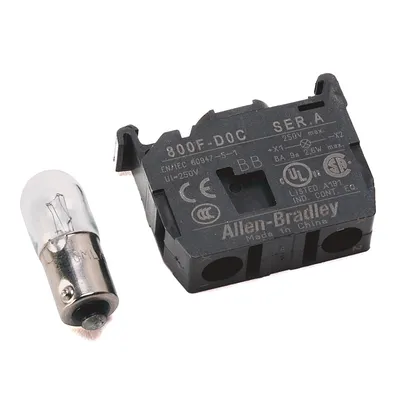 Rockwell Automation / Allen-Bradley 800F-D4C – 22mm Incandescent Module 800F PB