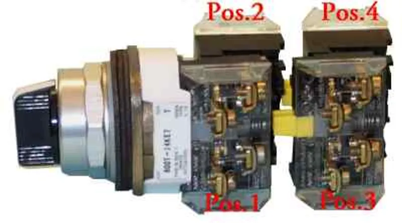 Rockwell Automation / Allen-Bradley 800H-NR9KF4BY – 30mm Selector Switch 800H PB — photo 2 of 2