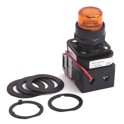 Rockwell Automation / Allen-Bradley 800HC-QRTH2Y – 30mm Pilot Light 800H PB