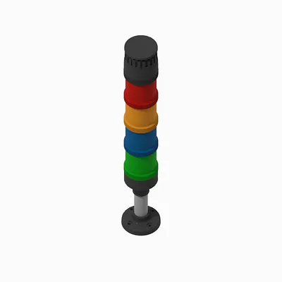 Rockwell Automation / Allen-Bradley 854KC-P10B24Y3Y6Y5Y4P1 – Control Tower 60 mm Config Stack Light
