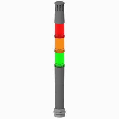 Rockwell Automation / Allen-Bradley 855D-T00SC20G24Y3L5L4P1 – Preassembled Stack Light 30 mm Stack Lig