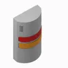 Rockwell Automation / Allen-Bradley 855W-G24Y5Y4P1 – 855W 24V AC/DC Wall Mount Signal Light — photo 2 of 2 Rockwell Automation / Allen-Bradley 855W-G24Y5Y4P1 – 855W 24V AC/DC Wall Mount Signal Light — photo 2 of 2