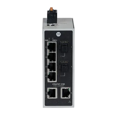 Allen-Bradley 1783-USP2S6T – Stratix 2100 Unmanaged Ethernet Switch Allen-Bradley 1783-USP2S6T – Stratix 2100 Unmanaged Ethernet Switch