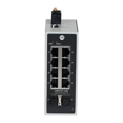 Allen-Bradley 1783-USP2SG8TG – Stratix 2100 Unmanaged Ethernet Switch Allen-Bradley 1783-USP2SG8TG – Stratix 2100 Unmanaged Ethernet Switch