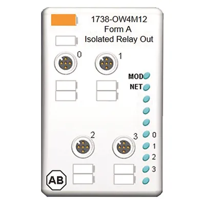 Allen-Bradley 1738-OW4M12AC – ArmorPoint 4 Point Output Module Allen-Bradley 1738-OW4M12AC – ArmorPoint 4 Point Output Module
