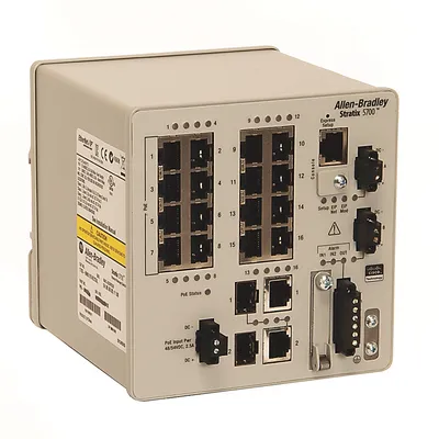 Allen-Bradley 1783-BMS12T4E2CGP – Stratix 5700 18 port managed switch