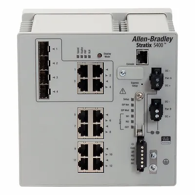 Allen-Bradley 1783-HMS4T4E4CGN – Stratix 5400 12 Port Managed Switch Allen-Bradley 1783-HMS4T4E4CGN – Stratix 5400 12 Port Managed Switch