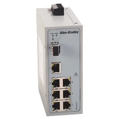 Allen-Bradley 1783-US7T1F – Stratix 2000 7T+1F Port Unmanaged Switch Allen-Bradley 1783-US7T1F – Stratix 2000 7T+1F Port Unmanaged Switch
