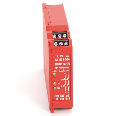 Allen-Bradley 440R-N23213 – Guardmaster MSR127.1T Safety Relay Allen-Bradley 440R-N23213 – Guardmaster MSR127.1T Safety Relay