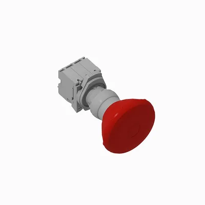 Allen-Bradley 800FM-MT64MX12S – 22mm Twist To Release E-Stop 800F PB