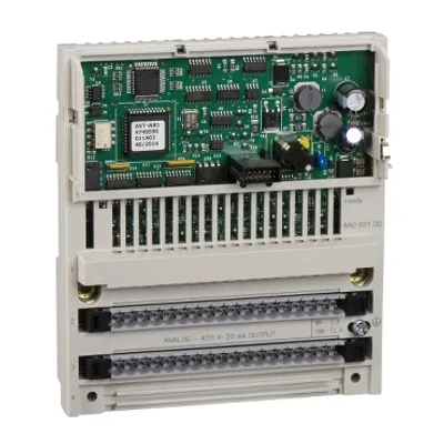 distributed analog output Modicon Momentum - 4 Output - 0..20 mA