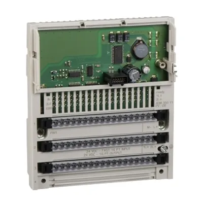 discrete I/O module Modicon Momentum - 16 I/O solid state