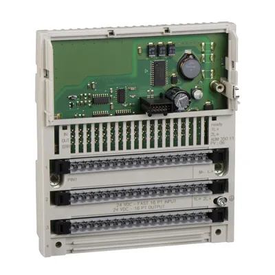 discrete I/O module Modicon Momentum - Conformal coating - 10I / 8O solid state
