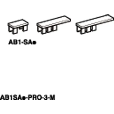 Schneider Electric AB1SA1 – Blank label, Linergy TR, clip-on marker, Size 4.5x8.3mm