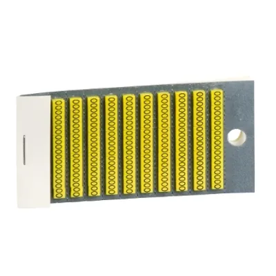 Schneider Electric AR1MB010 – Marker, Linergy TR cable ends, yellow, clipin type, character 0