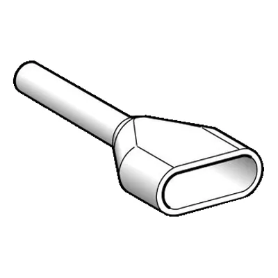 Schneider Electric AZ5DE005 – Cable end, Linergy TR cable ends, twin conductor, white, 0.50mmÂ², for insulated cable, medium size, 5 sets of 50