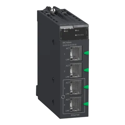 Schneider Electric BMXNOC0401 – Ethernet module M340 - 4 x RJ45 10/100