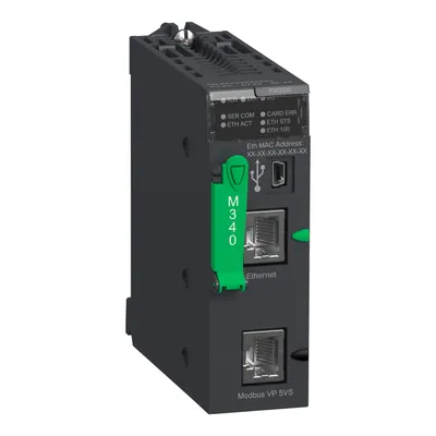 Schneider Electric BMXP342020 – Processor module M340 - max 1024 discrete + 256 analog I/O - Modbus - Ethernet
