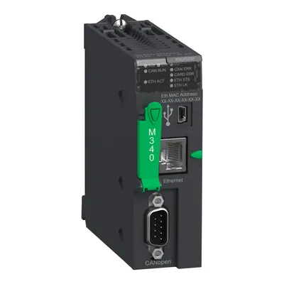 Schneider Electric BMXP3420302H – Processor module M340 - max 1024 discrete + 256 analog I/O - CANOpen