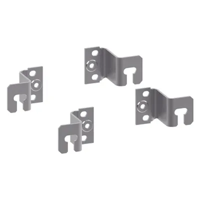 Schneider Electric NSYAEFPF40SC – Steel wall fixing lugs 40 mm (4) for PanelSeT 3D encl.