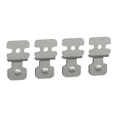 Schneider Electric NSYAEFPFSC – Set of 4 wall fixing lugs, made of steel. For PanelSeT S3D enclosure