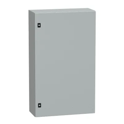Schneider Electric NSYCRN106250 – PanelSeT CRN plain door w/o mount.plate. H1000xW600xD250 IP66 IK10 RAL7035..