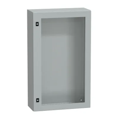 Schneider Electric NSYCRN106250T – PanelSeT CRN tspt door w/o mount.plate. H1000xW600xD250 IP66 IK10 RAL7035..