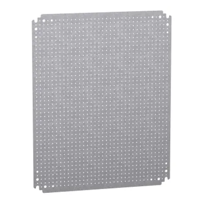 Schneider Electric NSYMF65 – Microperforated mounting plate H600xW500 w/holes diam 3,6mm on 12,5mm pitch