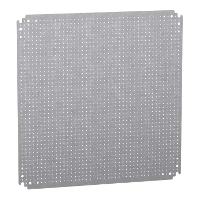 Schneider Electric NSYMF66 – Microperforated mounting plate H600xW600 w/holes diam 3,6mm on 12,5mm pitch