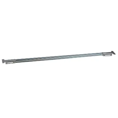 Depth-adjustable rail with supports, PanelSeT SFN, PanelSeT SF, PanelSeT SM, for electrical enclosure W600mm , steel