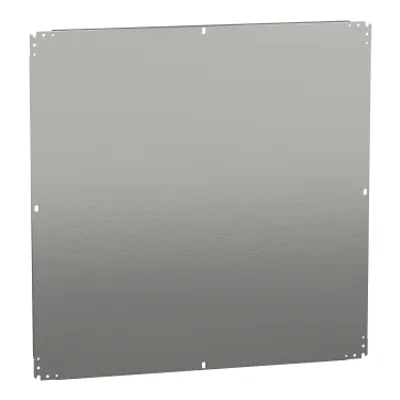 Schneider Electric NSYMM1010 – Plain mounting plate H1000xW1000mm made of galvanised sheet steel