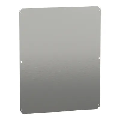 Schneider Electric NSYMM108 – Plain mounting plate H1000xW800mm Galvanised sheet steel Reversible dimension
