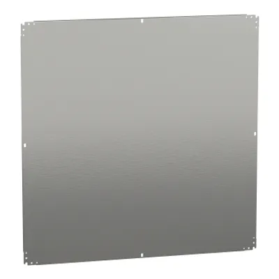 Schneider Electric NSYMM1212 – Plain mounting plate H1200xW1200mm made of galvanised sheet steel