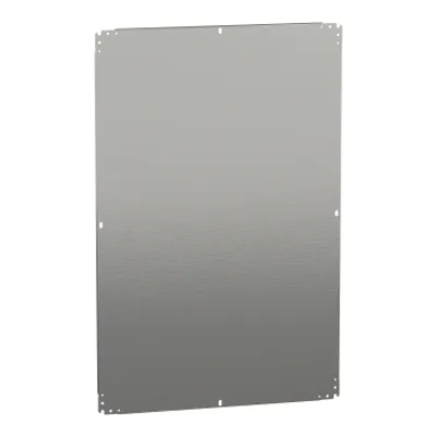 Schneider Electric NSYMM128 – Plain mounting plate H1200xW800mm made of galvanised sheet steel