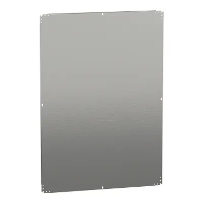 Schneider Electric NSYMM1410 – Plain mounting plate H1400xW1000mm made of galvanised sheet steel