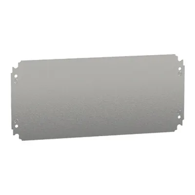 Schneider Electric NSYMM2550 – Plain mounting plate H250xW500mm made of galvanised sheet steel