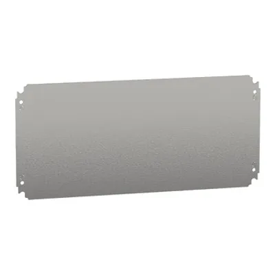 Schneider Electric NSYMM36 – Plain mounting plate H300xW600mm made of galvanised sheet steel