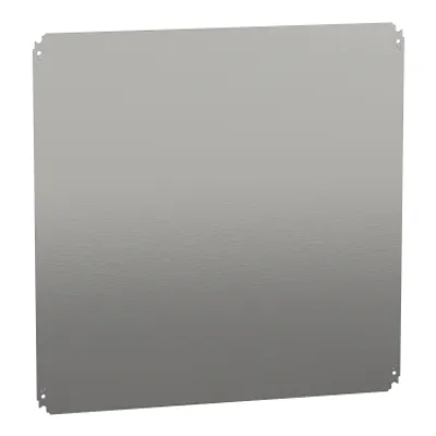 Schneider Electric NSYMM88 – Plain mounting plate H800xW800mm made of galvanised sheet steel