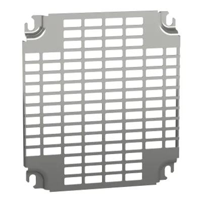 Schneider Electric NSYMR3025 – Monobloc perforated plates H300xW250mm with universal perforations 11x26mm