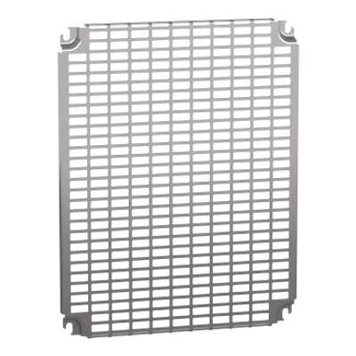 Schneider Electric NSYMR54 – Monobloc perforated plates H500xW400mm with universal perforations 11x26mm