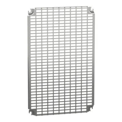 Schneider Electric NSYMR64 – Monobloc perforated plates H600xW400mm with universal perforations 11x26mm