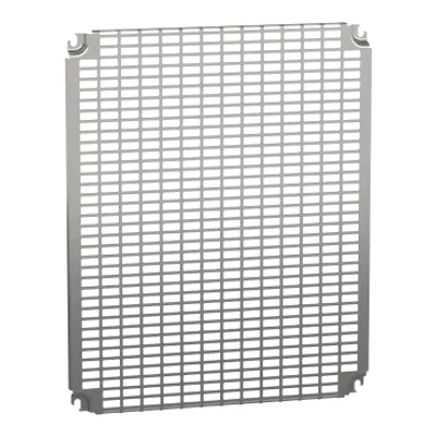 Schneider Electric NSYMR65 – Monobloc perforated plates H600xW500mm with universal perforations 11x26mm