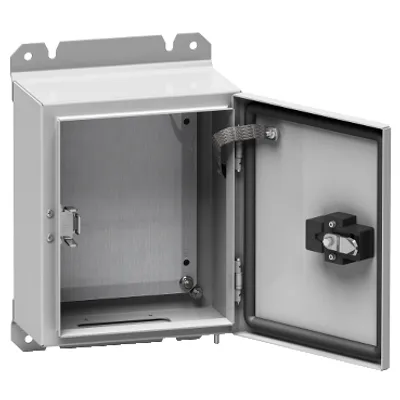 Schneider Electric NSYS3D7525PK3 – Spacial S3D nuclear plain door with mount.plate - H700xW500xD250 - IP65 - IK10