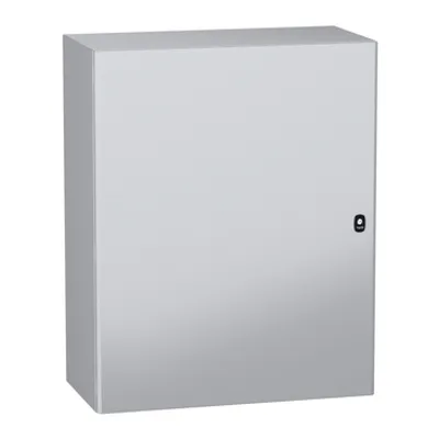 Schneider Electric NSYS3DC10840 – Wall mounted steel enclosure, PanelSeT S3DC, plain door, without plain chasis, 1000x800x400mm, IP66, IK10