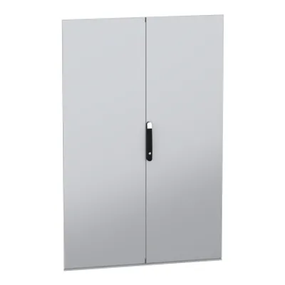 Schneider Electric NSYSFND18122D – Double plain door, PanelSeT SFN, PanelSeT SM, for electrical enclosure H1800 W1200mm