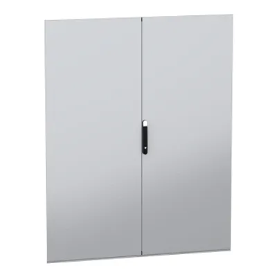 Schneider Electric NSYSFND20162D – Double plain door, PanelSeT SFN, PanelSeT SM, for electrical enclosure H2000 W1600mm