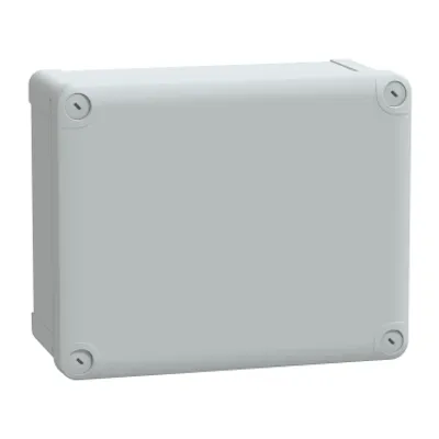 Schneider Electric NSYTBP241910 – PC box IP66 IK08 RAL7035 Int.H225W175D100 Ext.H241W191D128 opaque PC cover H20
