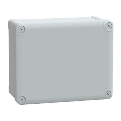Schneider Electric NSYTBP241910H – PC box IP66 IK08 RAL7035 Int.H225W175D100 Ext.H241W194D105 opaque PC cover H40