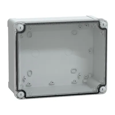 Schneider Electric NSYTBP241910HT – PC box IP66 IK08 RAL7035 Int.H225W175D100 Ext.H241W194D105 Transparent cover H40