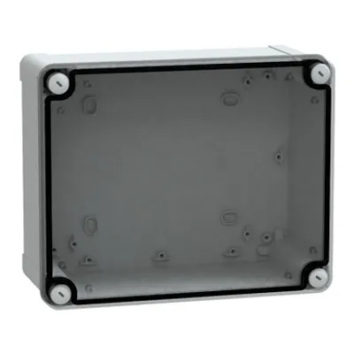 Schneider Electric NSYTBP241910T – PC box IP66 IK08 RAL7035 Int.H225W175D100 Ext.H241W191D128 Transp.cover H20